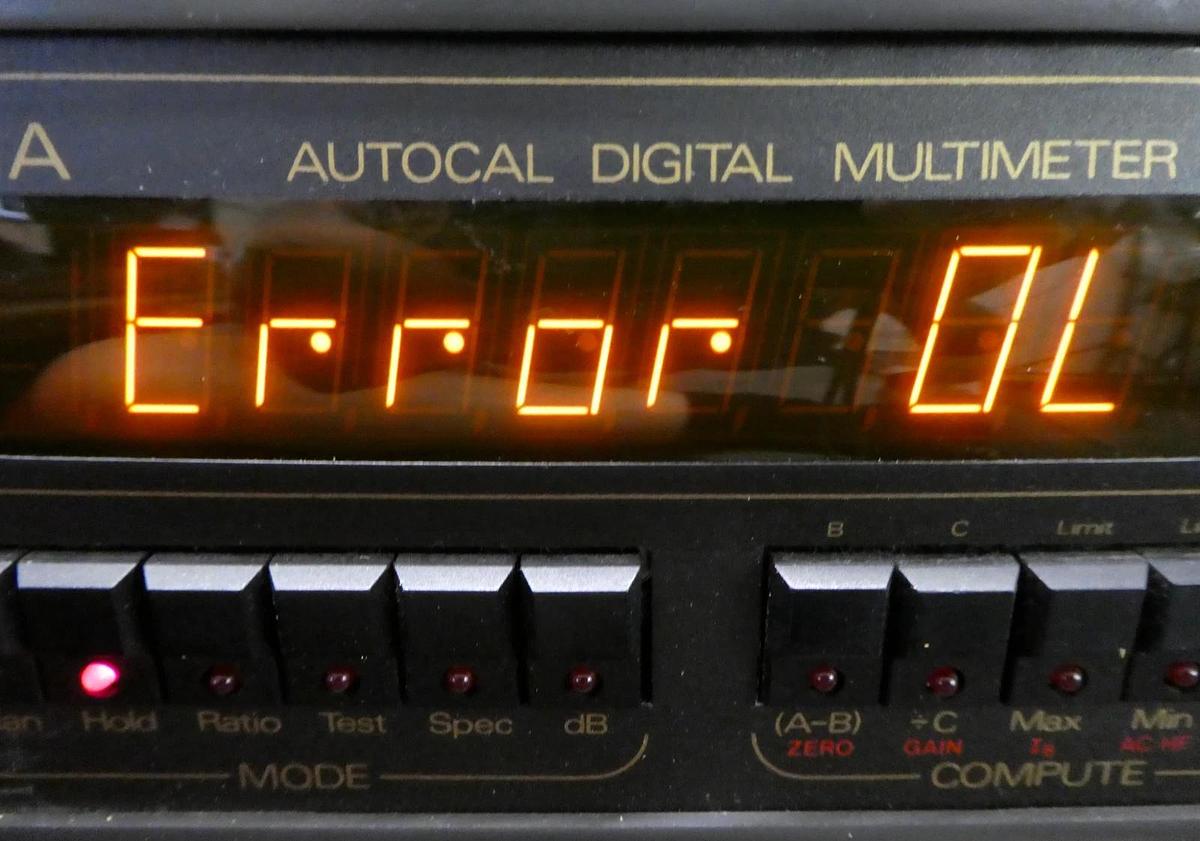 Used Datron Instruments 1061A 5.5 Digit Autocal Digital Multimeter Untested Surplus