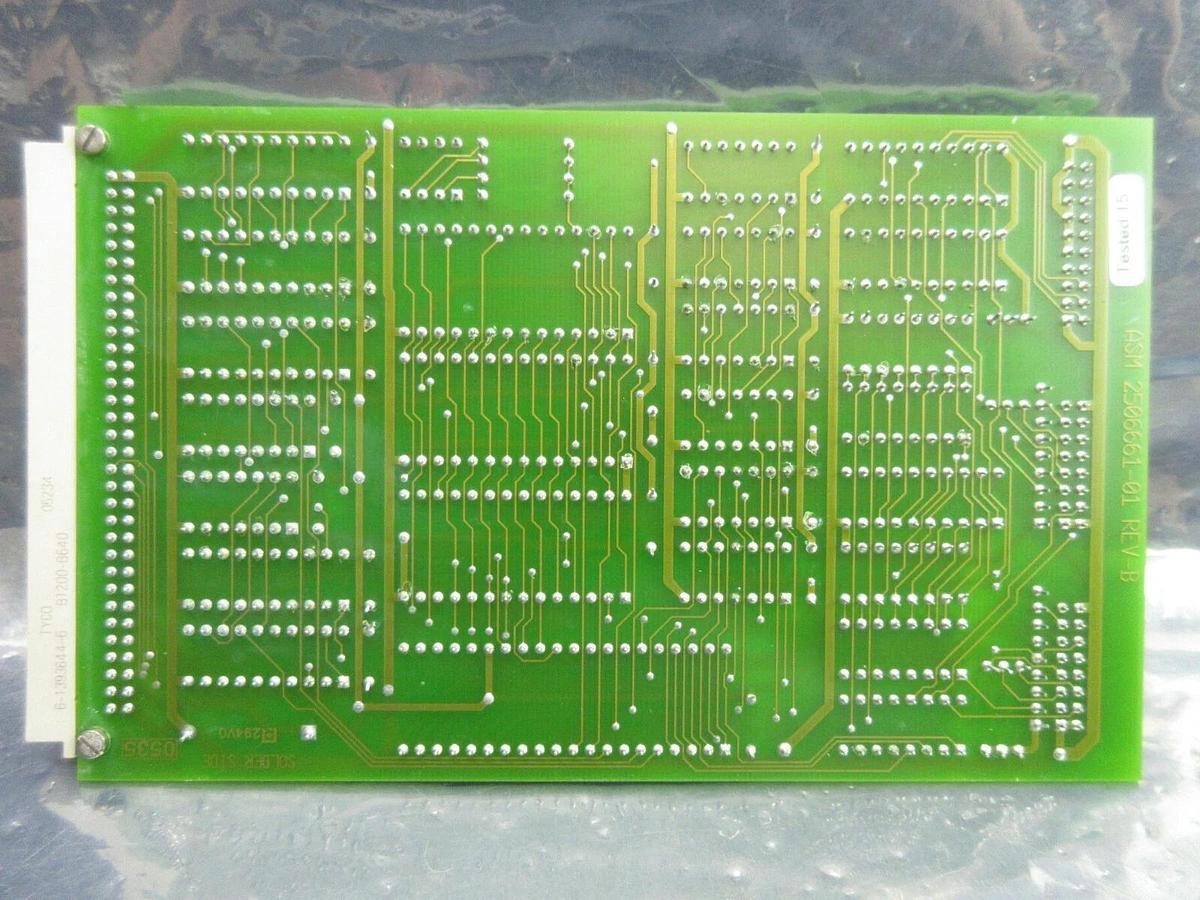 Used ASM Advanced Semiconductor Materials 2506661-21 Processor PCB Card Rev. B1 Used