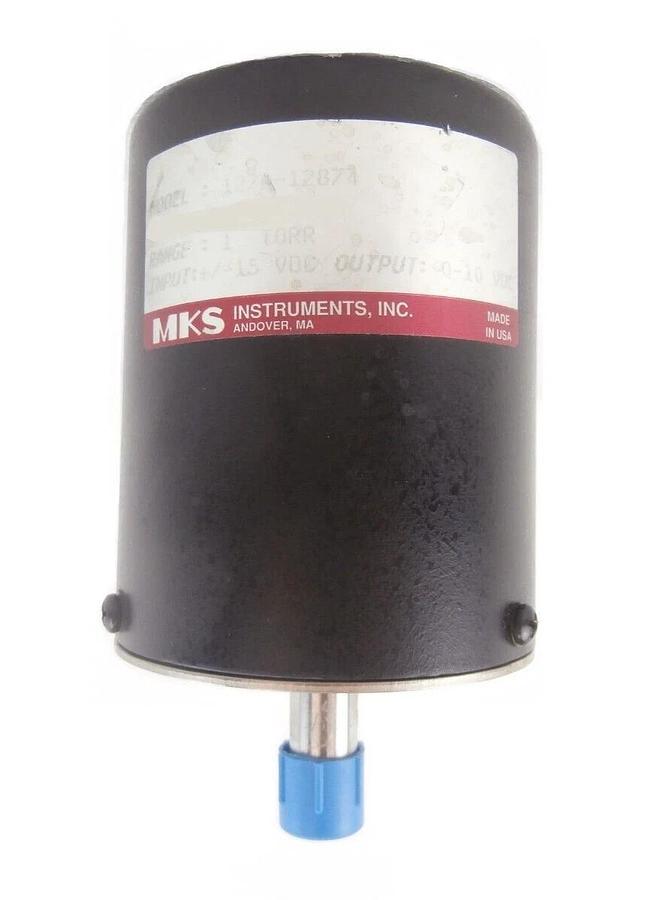 Used MKS Instruments 127A-12874 Baratron Transducer Type 127 Tested Working Surplus