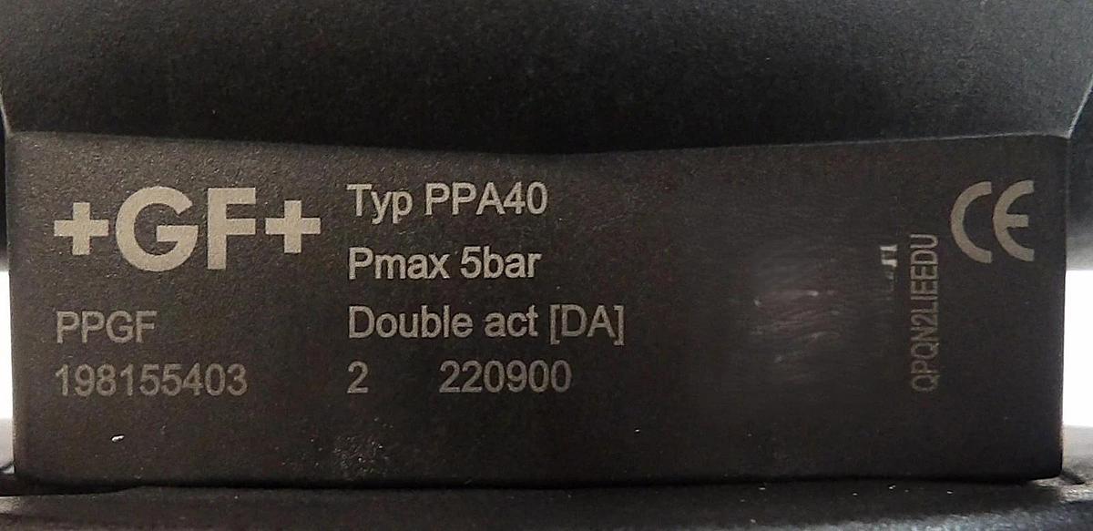 +GF+ Georg Fischer 199.253.419 Pneumatically Actuated Ball Valve PPA40 New