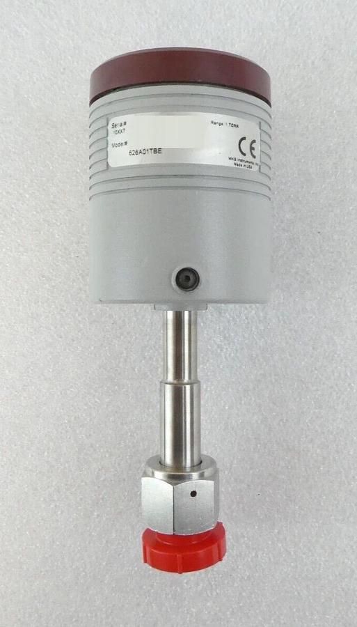 Used MKS Instruments 626A01TBE Baratron Pressure Transducer Type 626 Tested Working