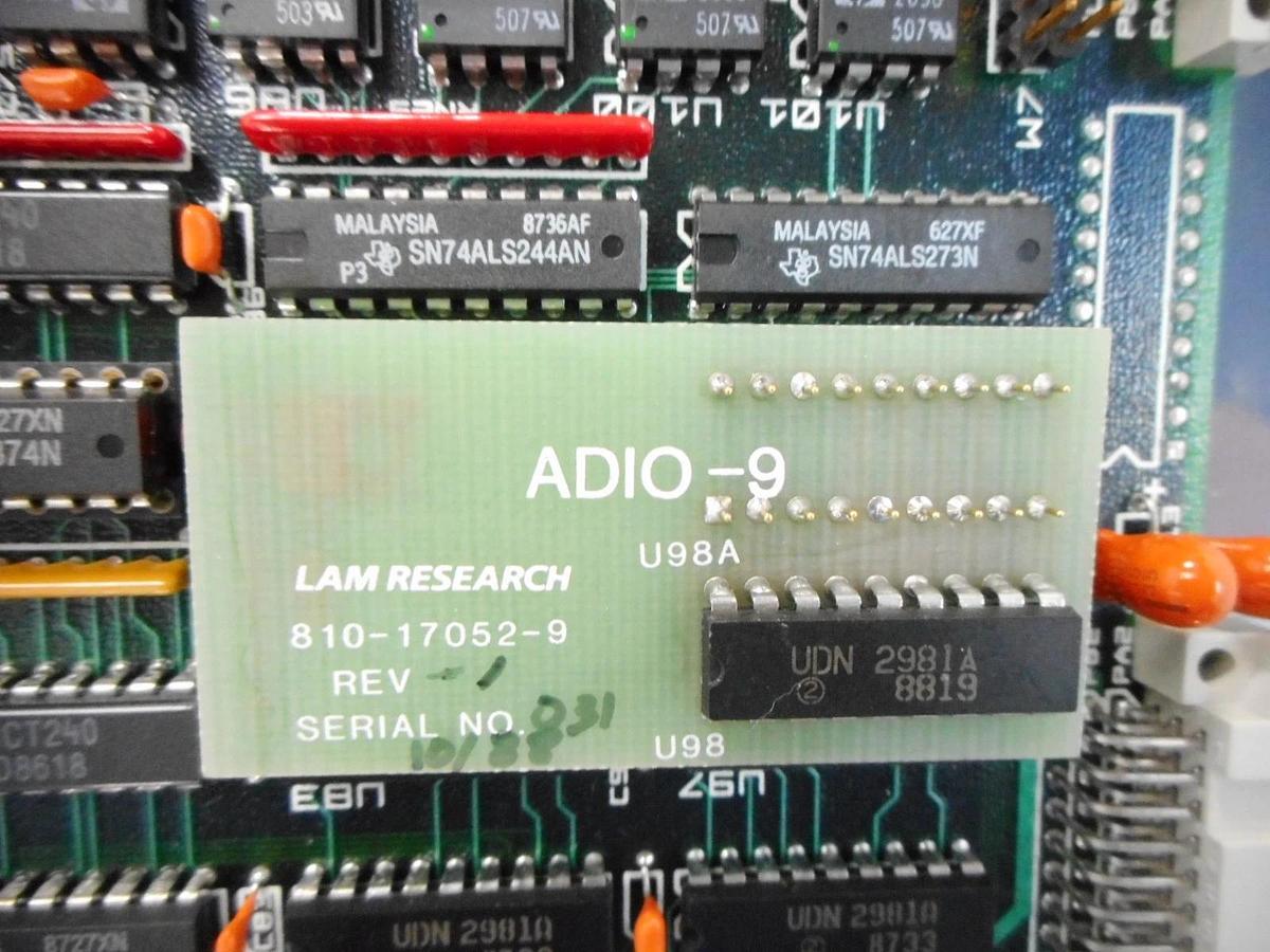 Used Lam Research 810-17031-1 Processor PCB Card 810-17052-9 ADIO-9 Untested AS-IS