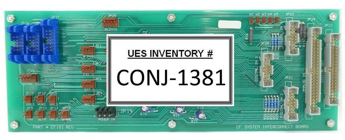 Used Varian Semiconductor VSEA DT101 CF System Interconnect PCB 350D Implanter Spare