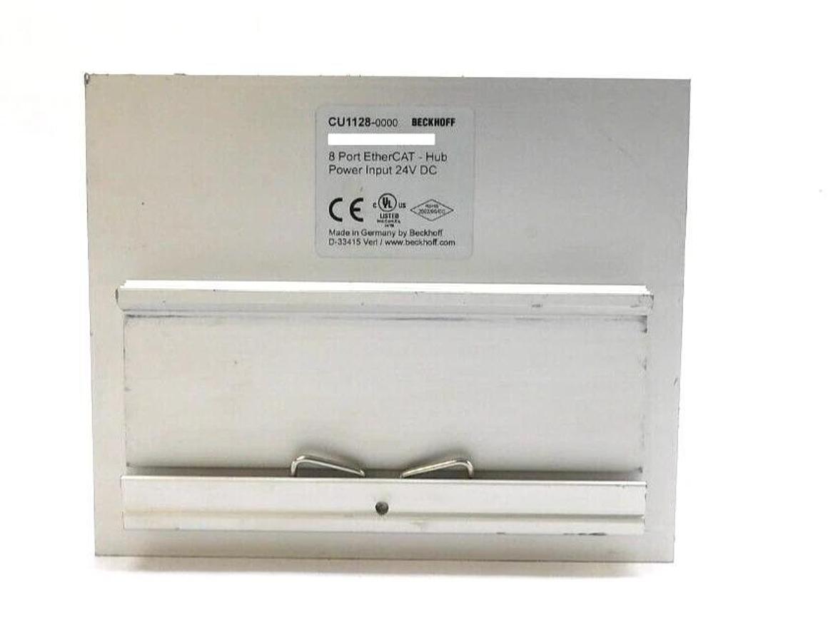 Used Beckhoff CU1128-0000 8 Port EtherCAT Hub Power Input CU1128 Working Surplus