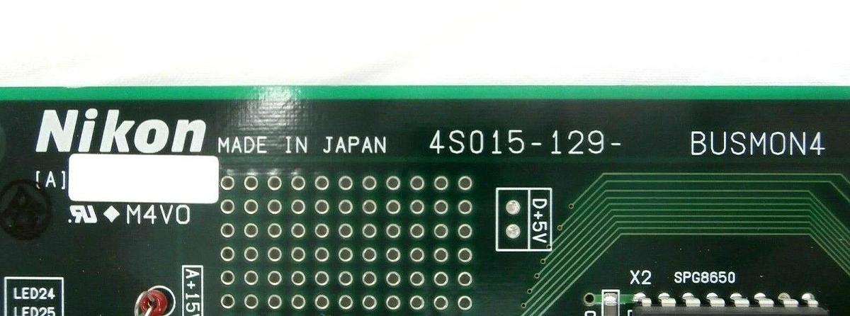 Used Nikon 4S015-129 Processor Board PCB Card BUSMON4 NSR System Working Spare