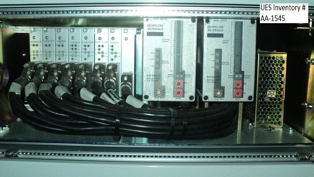 Used AMAT Applied Materials 9090-01144 Processor and Sensor Rack Quantum X Used