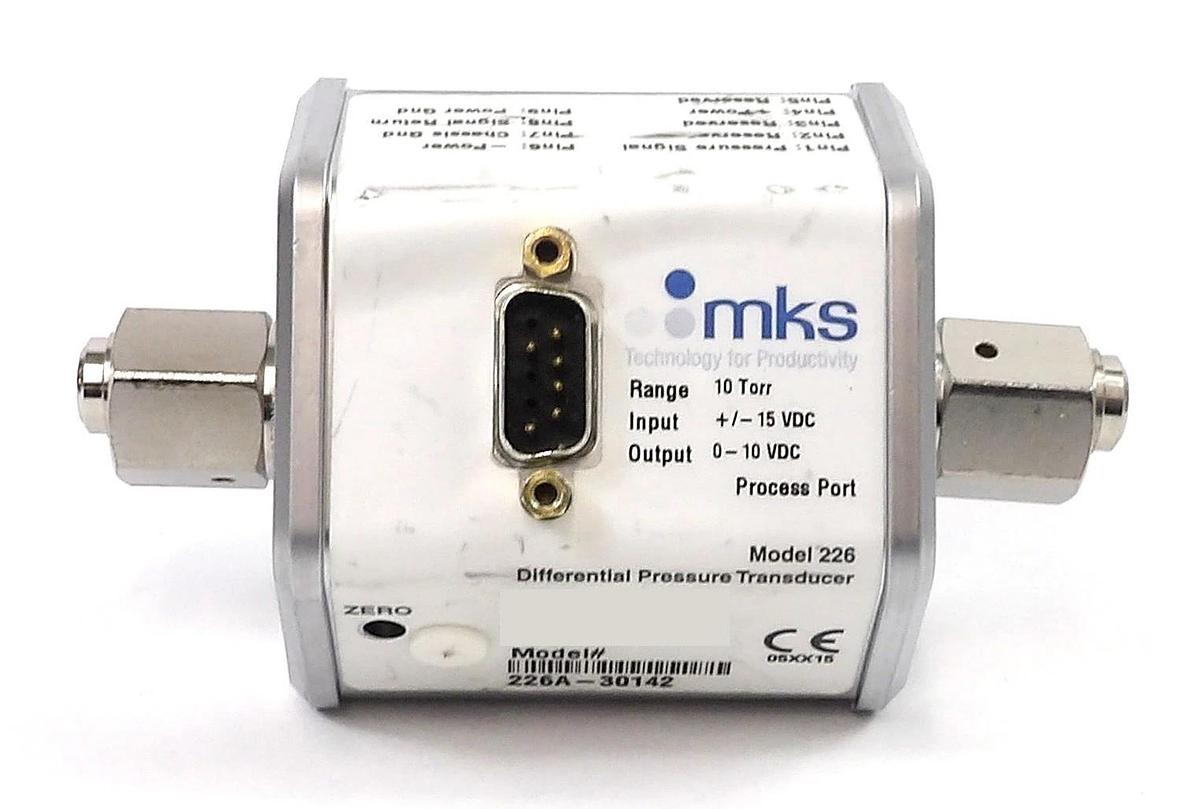 Used MKS Instrument 226A-30142 Differential Pressure Transducer Lot of 4 Working