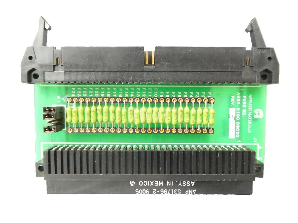 Used AMAT Applied Materials 0100-09020 Fuse Board PCB P5000 Precision 5000 Surplus