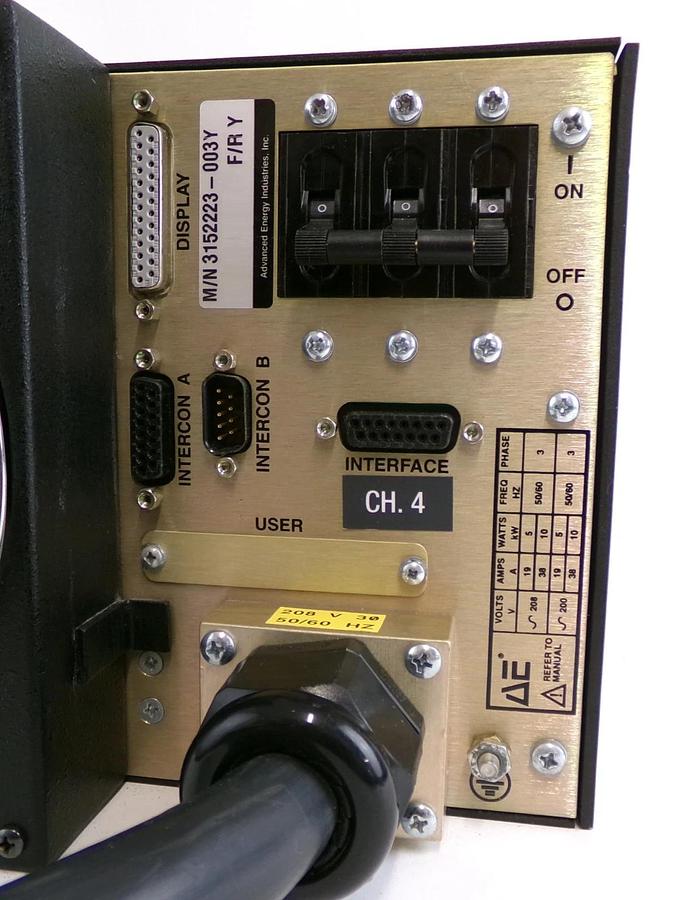 Used MDX 20K AE Advanced Energy 3152223-003 Master DC Power Supply Working Surplus