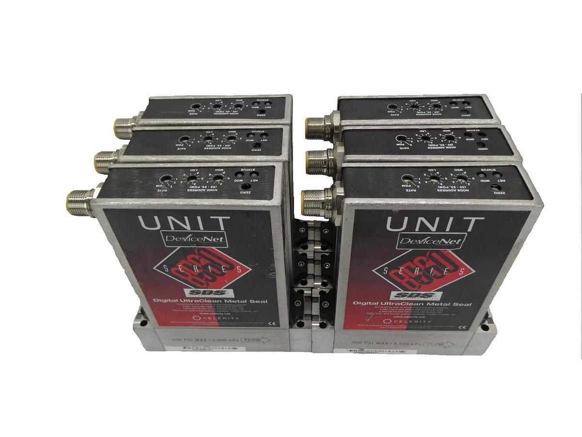 Used Celerity UFC-8564 Mass Flow Controller MFC SiCl4 C6F6 Reseller Lot of 6 Working