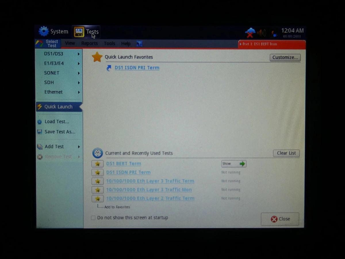 Used JDSU 5812P T-BERD 5800 Communication Analyzer TB/MTS-5800 Untested As-Is