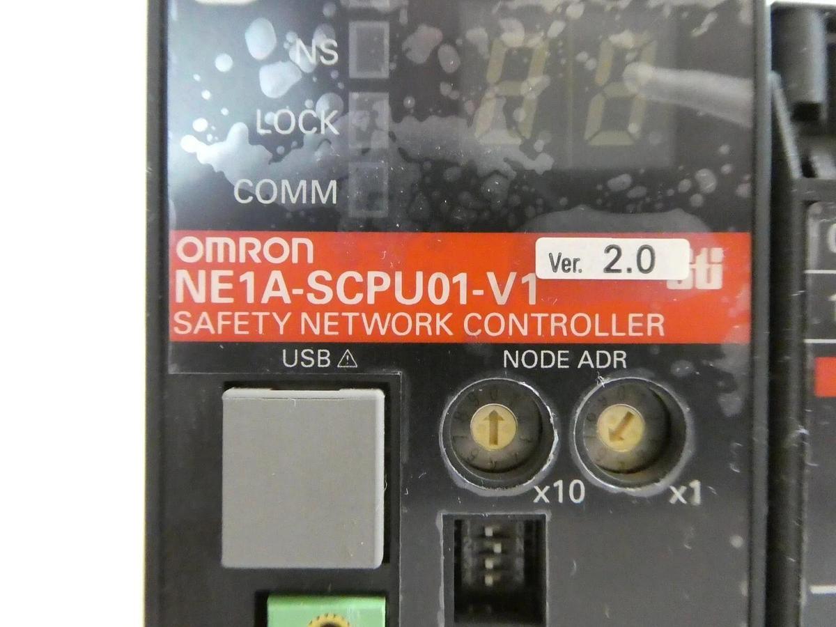 Used Omron NE1A-SCPU01-V1 Safety Network Controller Module Working Surplus