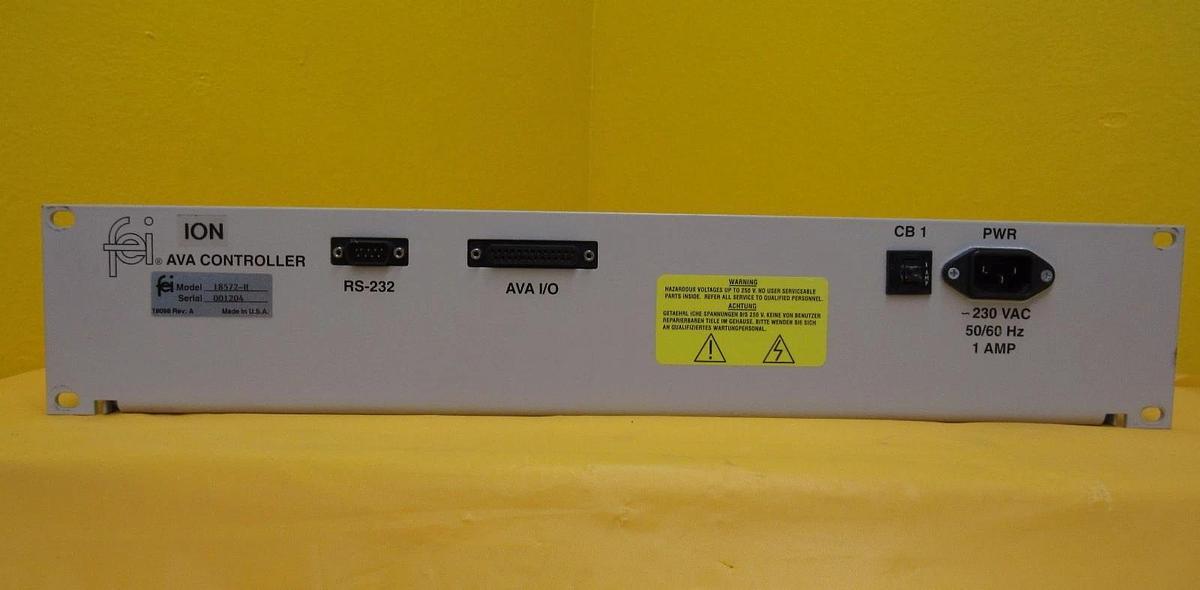 Used FEI Company 18572-H AVA Controller Module 18098 Working