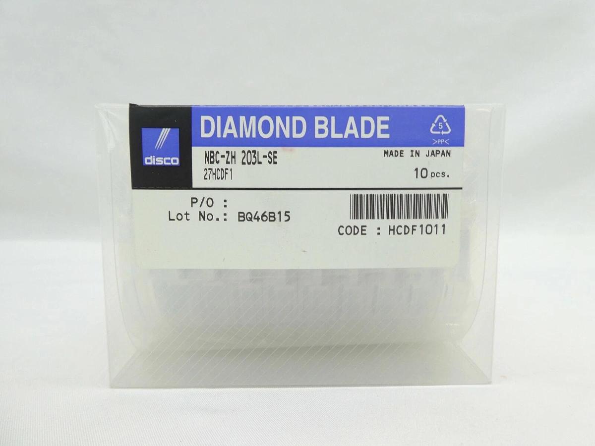 Disco NBC-ZH 203L-SE Diamond Blade 27HCDG2 Reseller Lot of 62 New Surplus