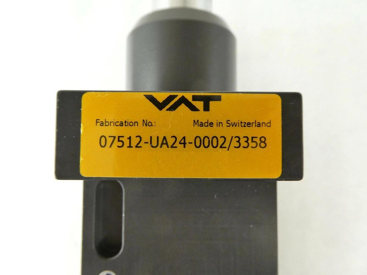 Used VAT 07512-UA24-0002 Atmospheric Door Base Body L-VAT Series 075 Working Spare