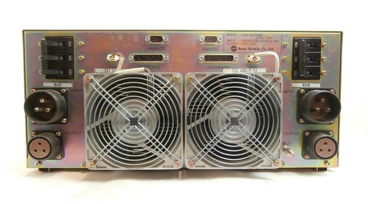 Used Kyoto Denkiki KDS-30350WF Dual Output DC Power Supply Hitachi M-712E Working