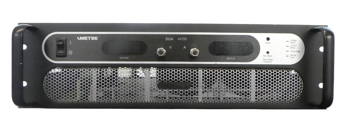 Used Sorensen SGA40X250E-2JAA 10kW DC Power Supply SGA 40/250 Ametek Working