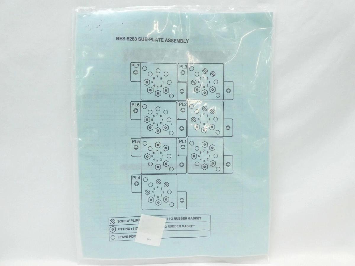 Novellus 610-98-0034 Pneumatics Retrofit Kit 5283-02 17-10619-00 New Surplus