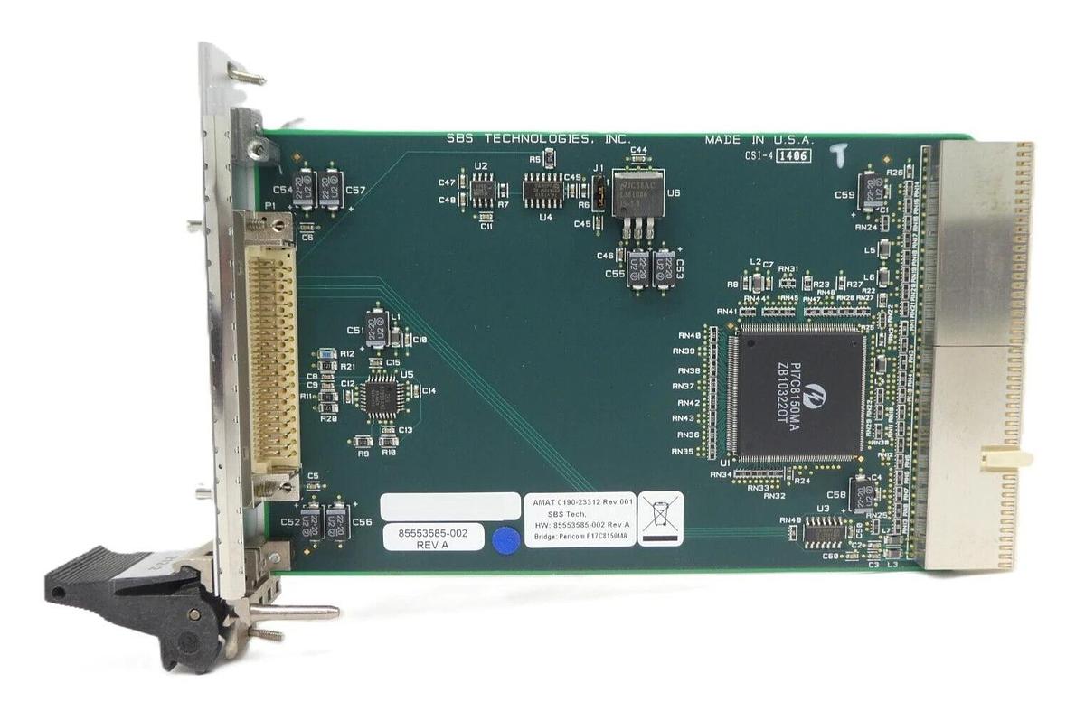 Used SBS Technologies 85553585-002 CompactPCI PCB Card AMAT 0190-23312 Working Spare