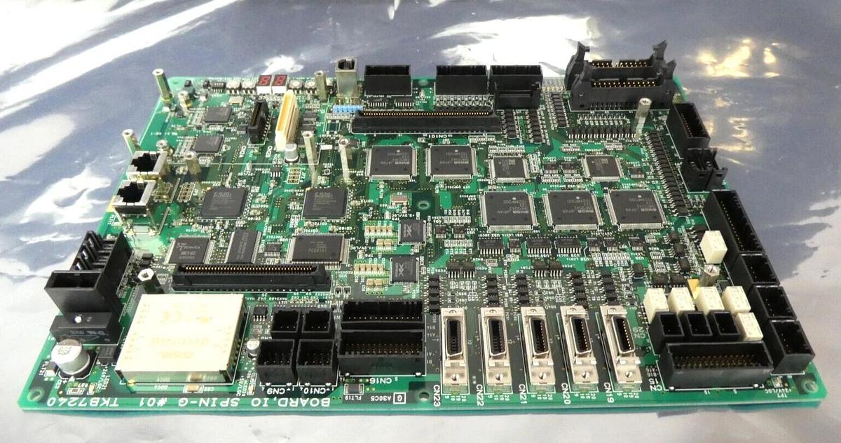 Used TEL Tokyo Electron TKB7240 IO SPIN PCB Interface Board SPIN-G Working Surplus