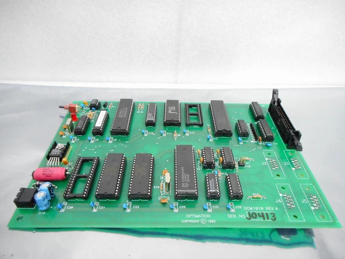 Used Optimation GCM1010 VMB Processor Board PCB Rev. A Missing Components As-Is