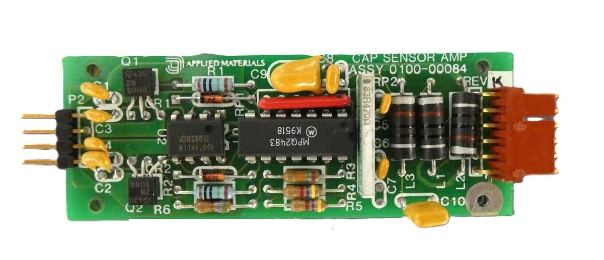 Used AMAT Applied Materials 0100-00084 Capacitive Sensor Amp PCB Board P5000 Working