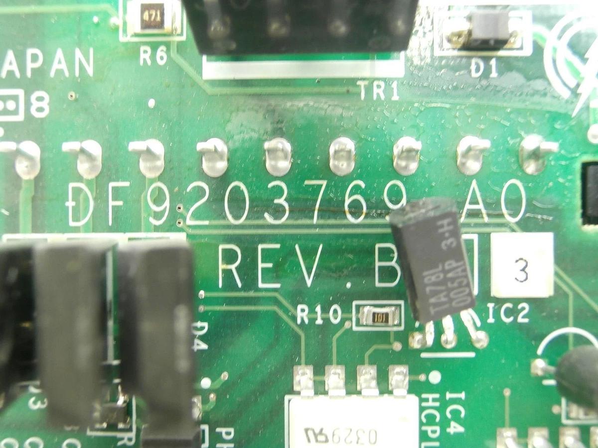 Used Yaskawa Electric SGDH-CB01AA-T Servo Drive Power/Interface PCB DF9203769-A0 Used