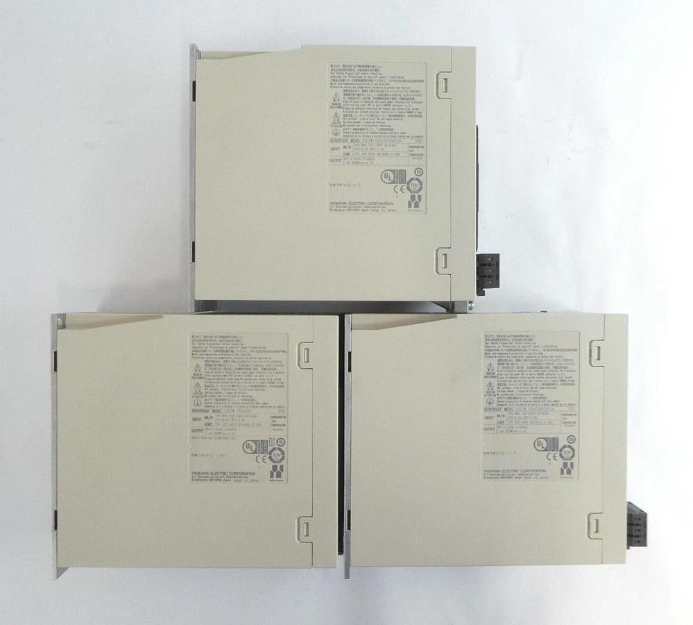 Used Yaskawa Electric SGD7W-1R6A30AY0810A MP3300i Servo Drive SERVOPACK Lot of 7