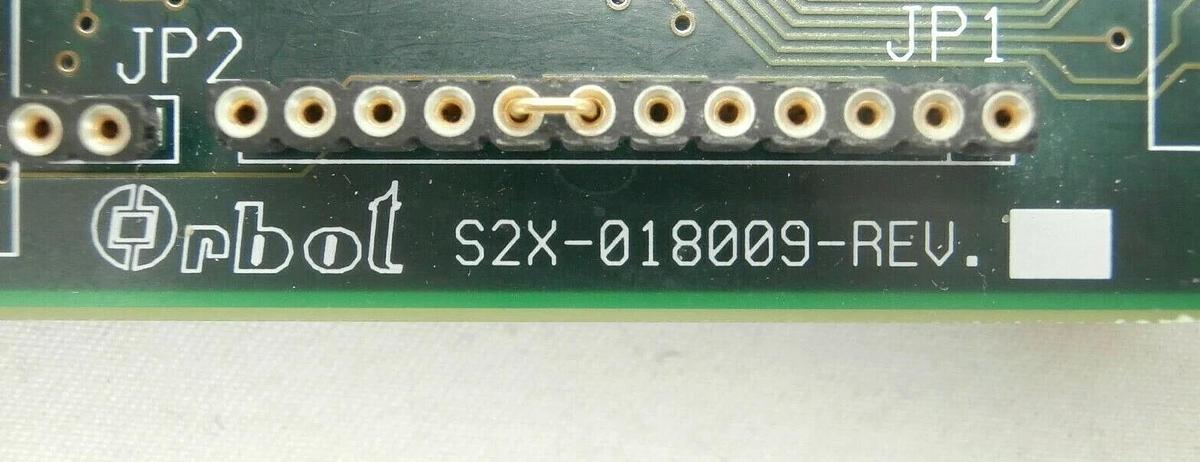 Used Orbot Instruments S2X-018009 PCB ORBOT-S2X-018008-REV A Lam Continuum Spare