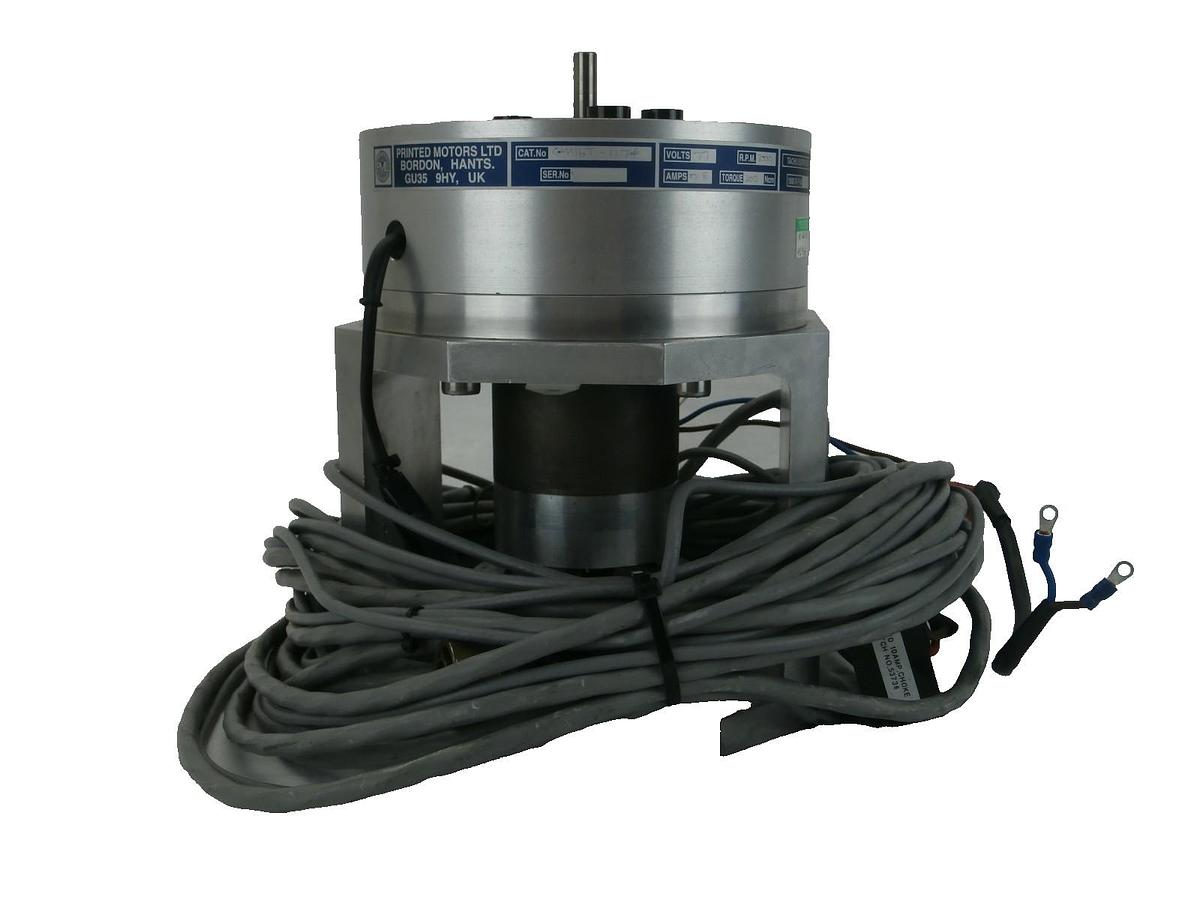 Used PML Printed Motor GM16T-1174 DC Disc Servo Motor Assembly Nordiko 9550 Used
