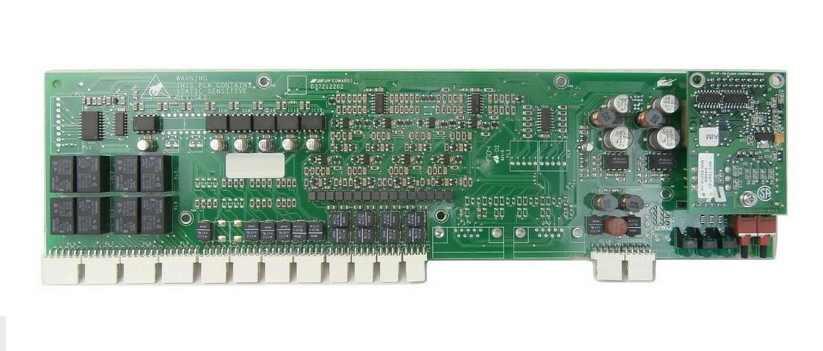 Used Edwards D37212202 Flash Control Module PCB im Interface 801-1047-01 Working