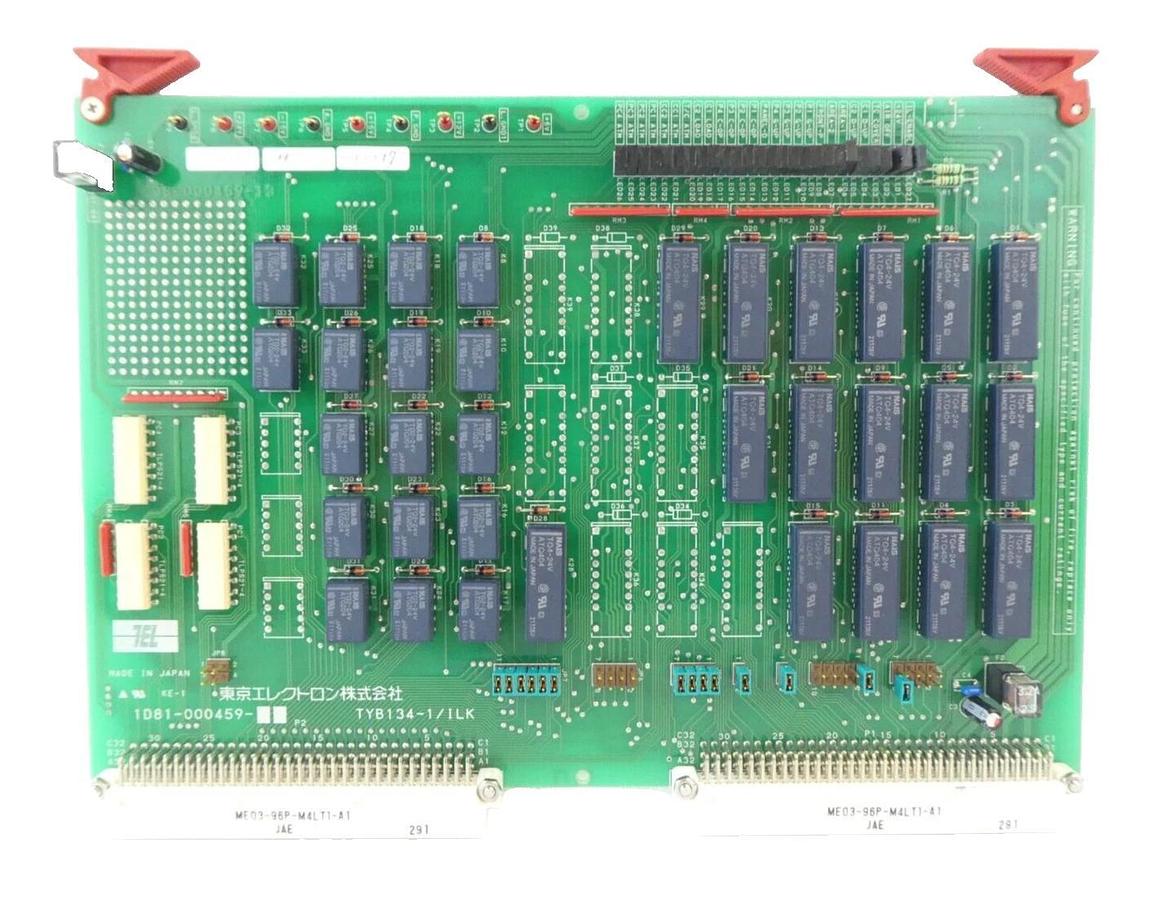 Used TEL Tokyo Electron 1D81-000459-17 Interface PCB Card TYB134-1/ILK Working Spare