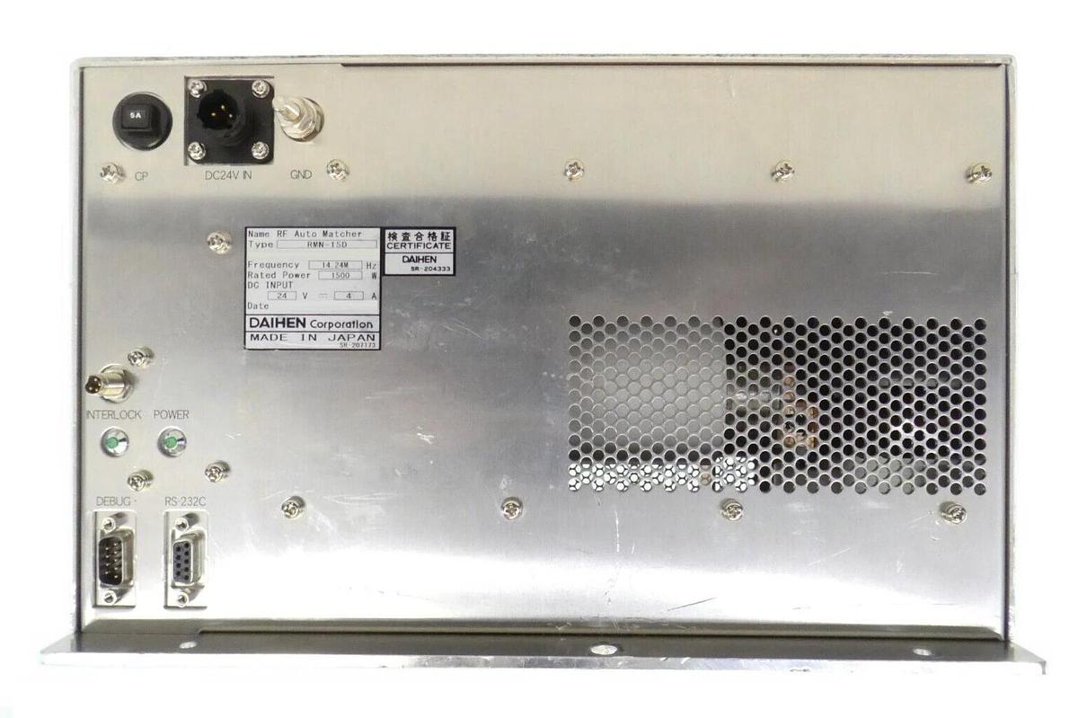 Used Daihen RMN-15D RF Auto Matcher 14.24MHz @ 1500 Watts Working Surplus