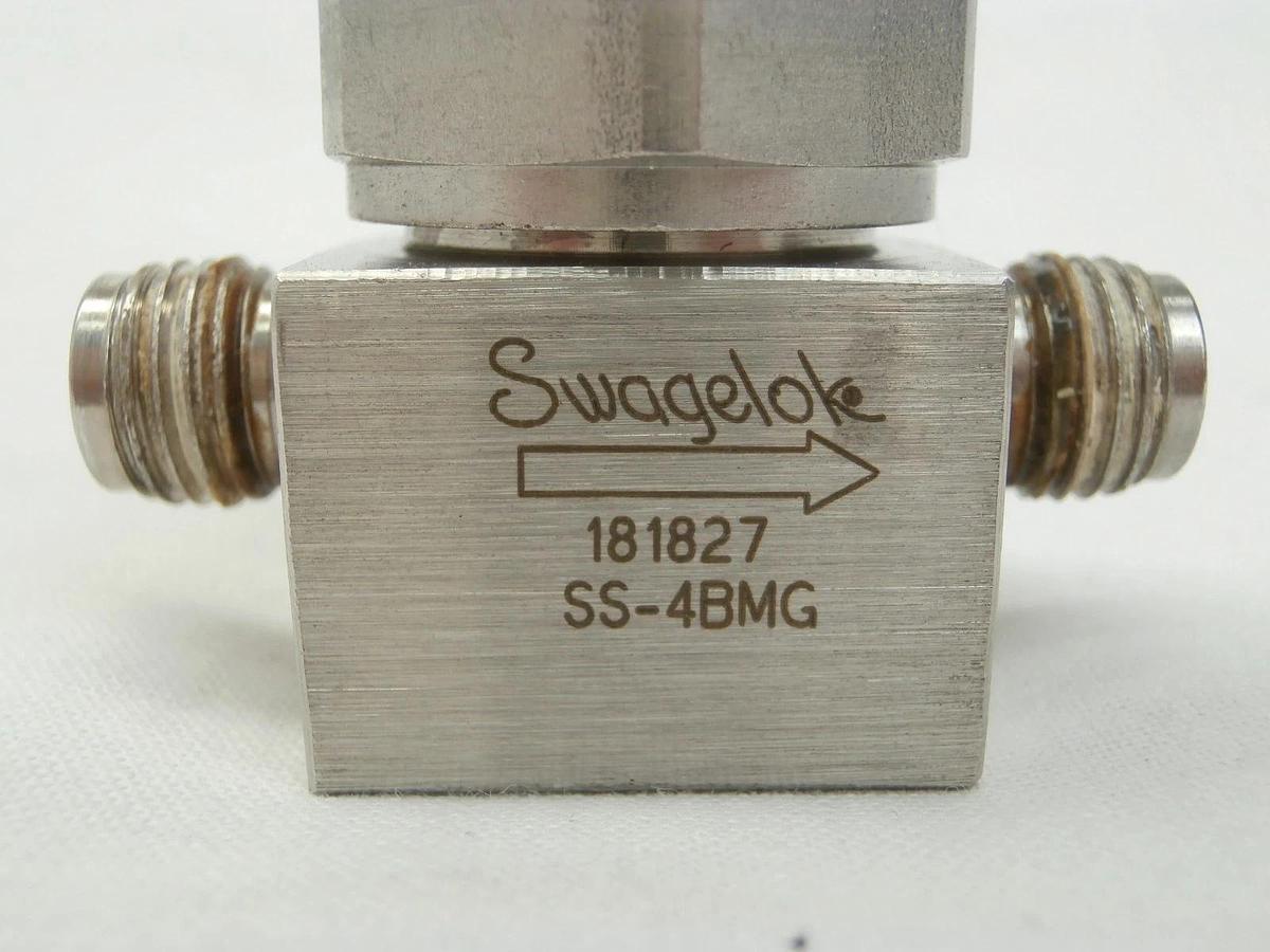 Used Swagelok SS-4BMG Metering Bellows Sealed Valve NUPRO Used Working