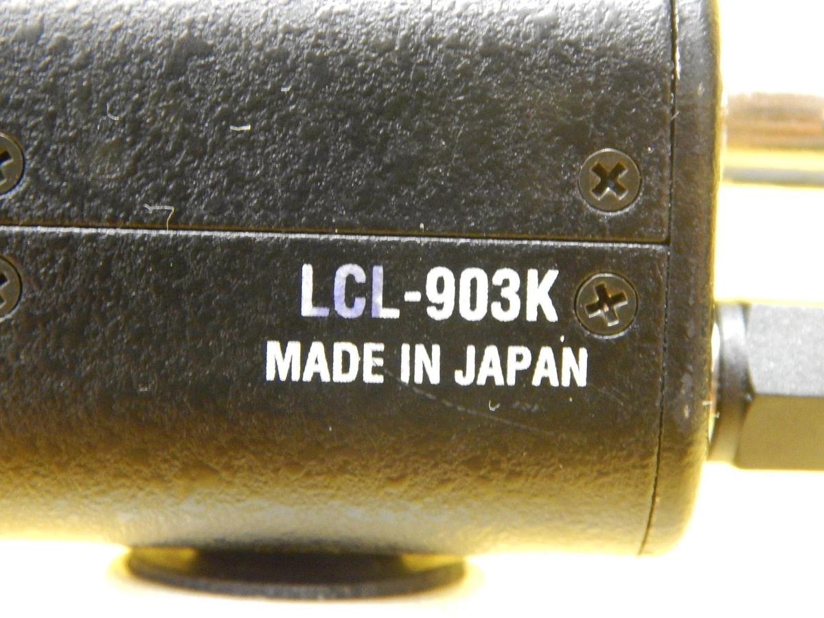 Used Watec LCL-903K CCD Camera with Kowa 3.5-10.5mm Lens Used Working