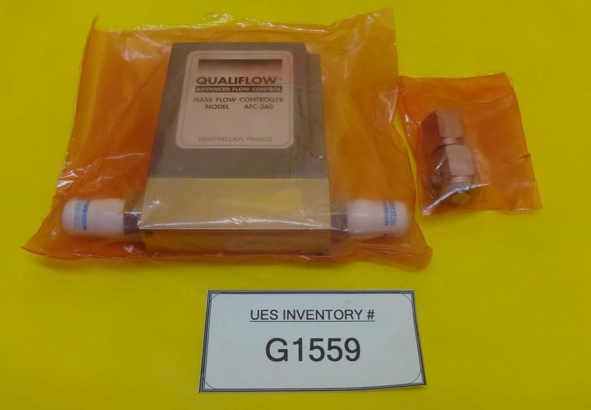 Used Qualiflow AFC-260 Mass Flow Controller MFC 54-106859A83 500 SCCM NF3 Used
