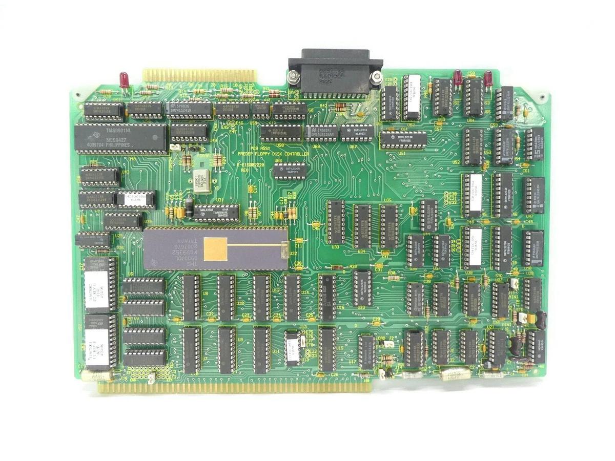 Used Varian Semiconductor VSEA E-E15002220 PCB Card Floppy Disk Controller Working
