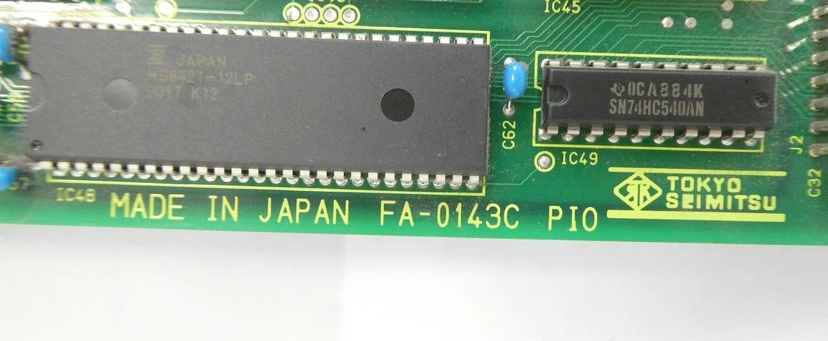 Used Tokyo Seimitsu FA-0143C Prober PIO Interface PCB Assembly UF300A Working