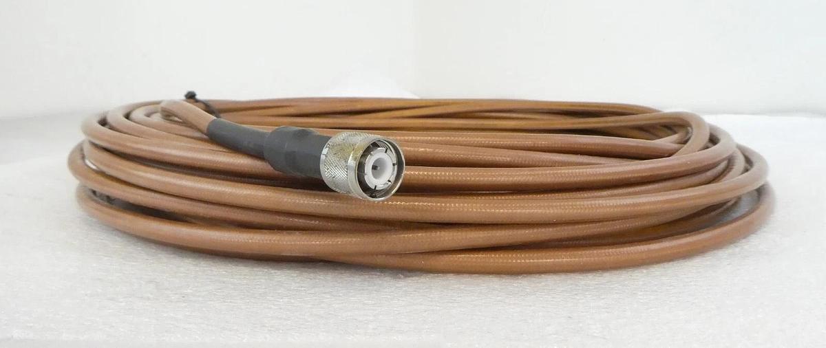 Used NP New Power Plasma 2K1504 RF Coaxial Cable 25 Meters 82 Foot Working Surplus