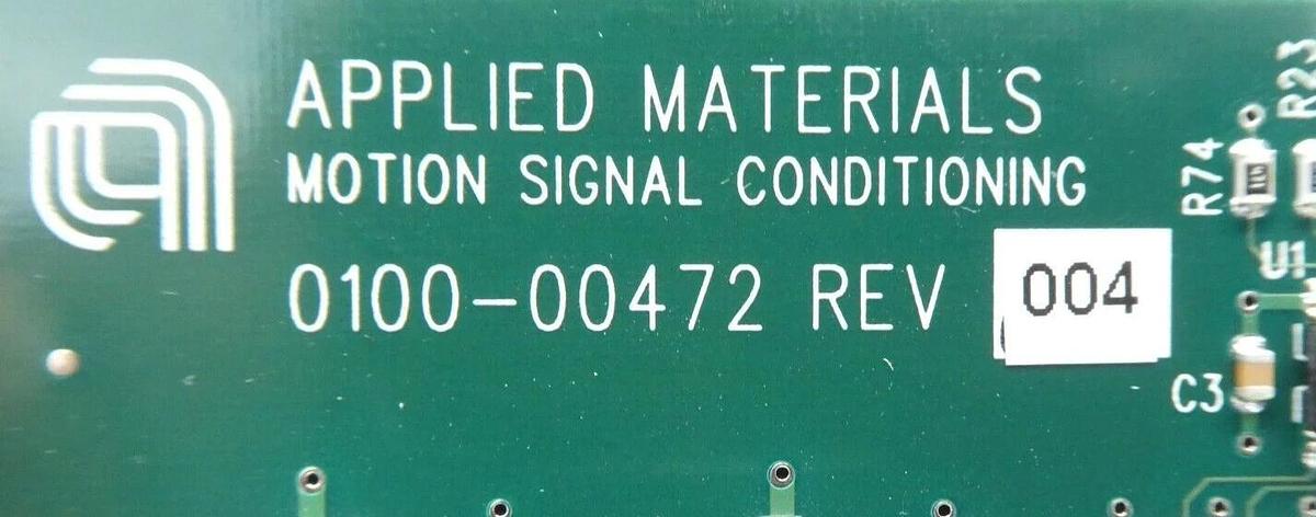 Used AMAT Applied Materials 0100-00472 Motion Signal Conditioning PCB Card Working