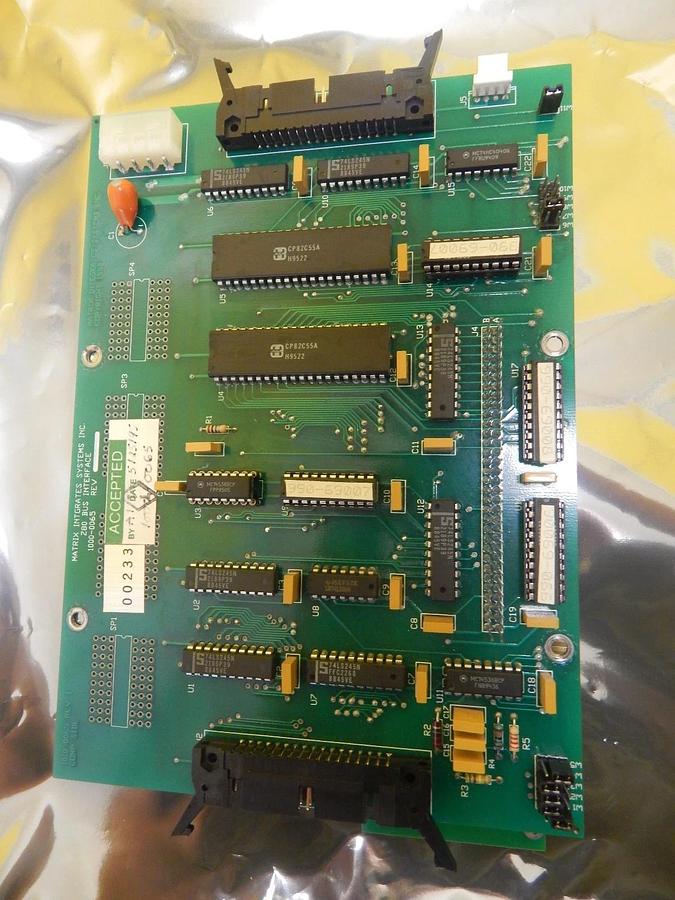 Used Matrix Integrated Systems 1000-0065 Z80 Bus Interface PCB Board System 10 Used