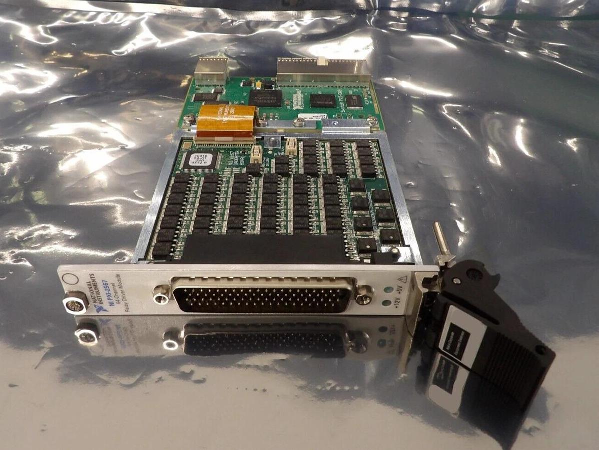 Used National Instruments NI PXI-2567 64-Channel Relay PCB Card PXI-CA3 PXI-1045