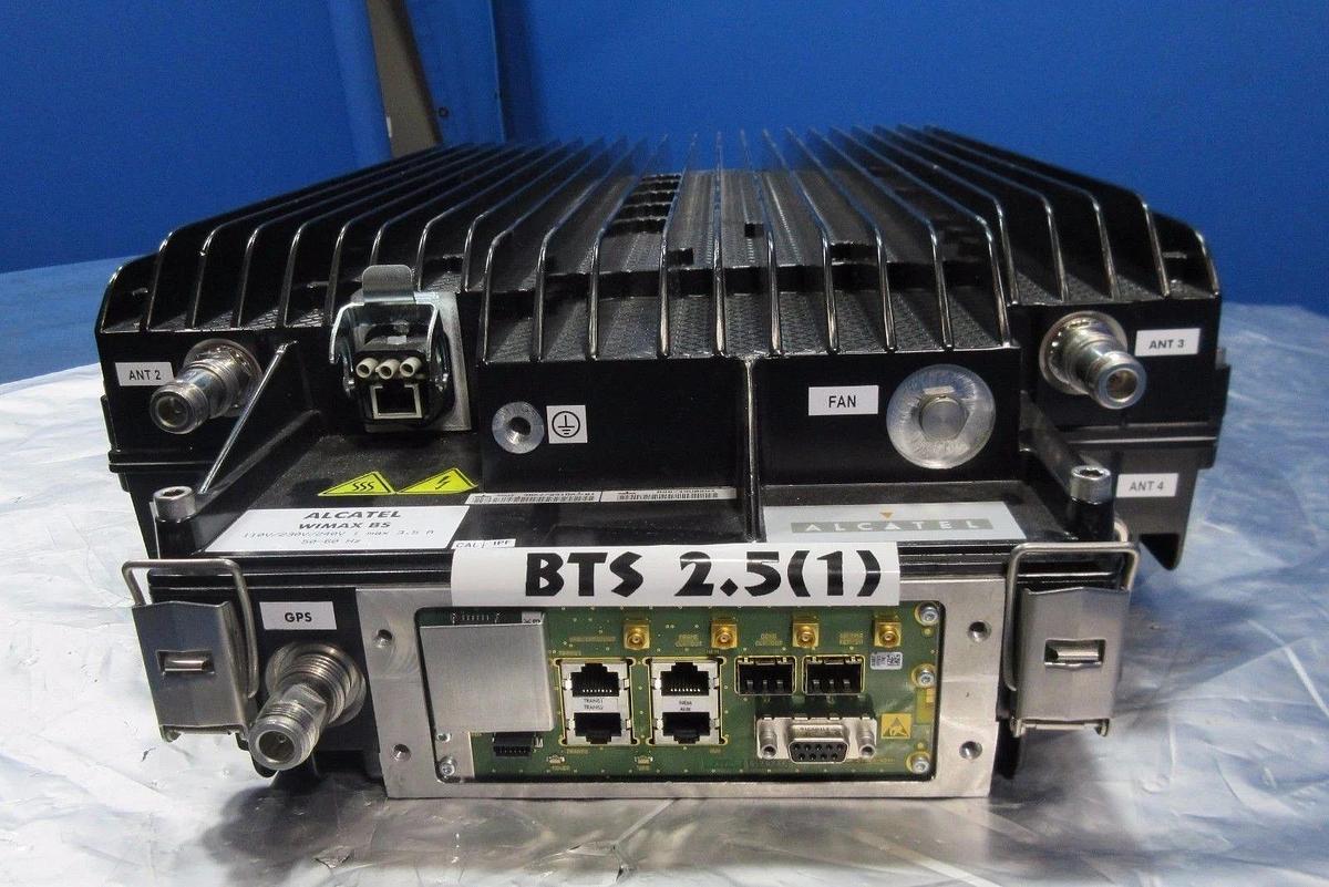 Used Alcatel 3BK27091BA WiMAX Base Station A9116 0168 Used Working