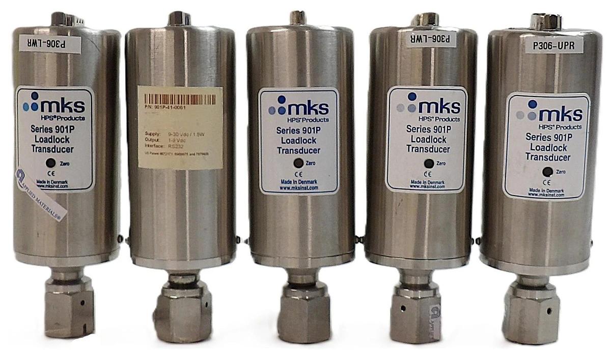 Used MKS Instruments 901P Loadlock Transducer 901P-41-0059 901P-41-0061 Lot of 5