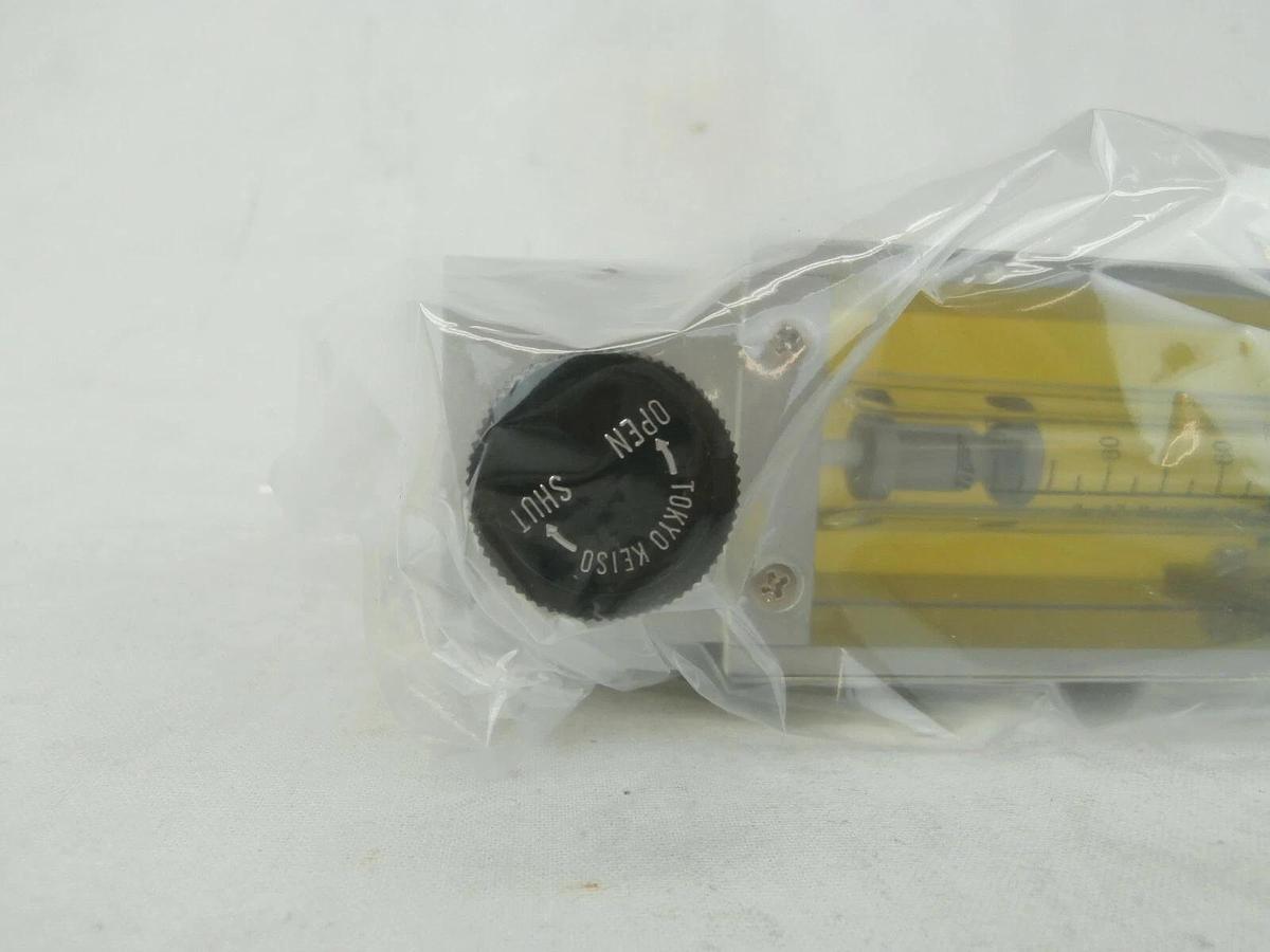 Tokyo Keiso P-510-UA-4N-V3-N2-100L/MIN-0.1MPA Purgemeter Flow Meter New Surplus