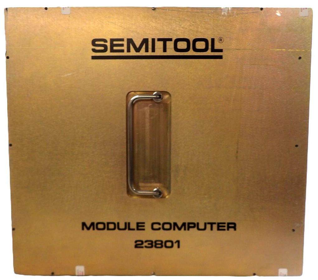 Used Semitool 23801-01 Module Computer Assembly W/Keys 23801 Working Surplus
