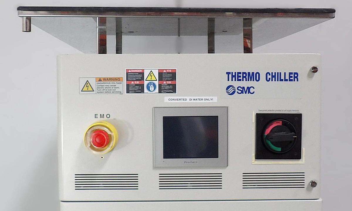Used SMC HRZD020-WS-WS 20kW Dual Channel VFD Refrigerated Chiller DI Water Working