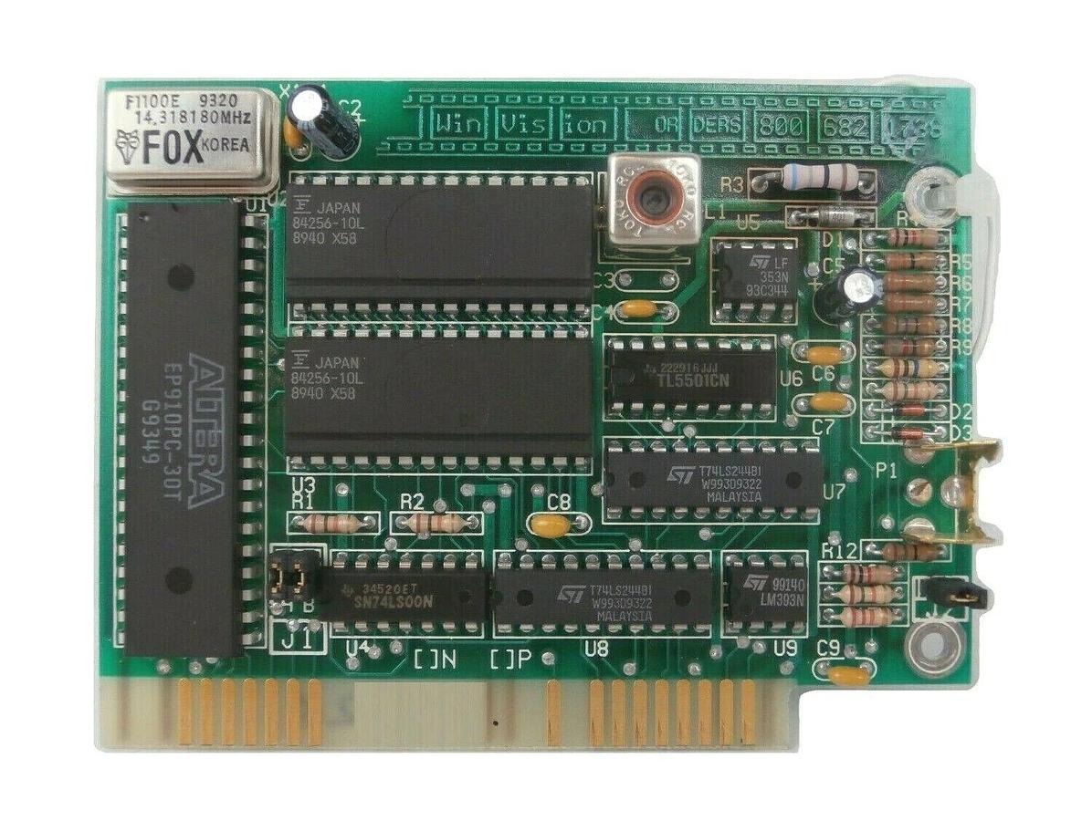 Used Quanta WinVision Video PCB Card RECIF IDLW8 200mm Working Surplus