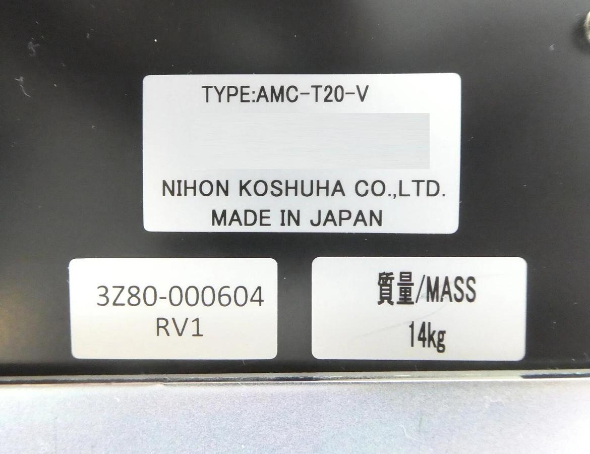 Used Nihon Koshuha AMC-T20-V RF Assembly Working Surplus