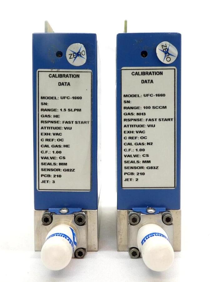 Refurbished UNIT UFC-1660 Mass Flow Controller MFC Reseller Lot of 7 OEM Refurbished
